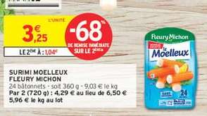 Surimi Moelleux Fleury Michon
