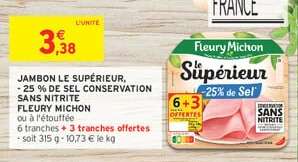 FLEURY MICHON Jambon Le Supérieur