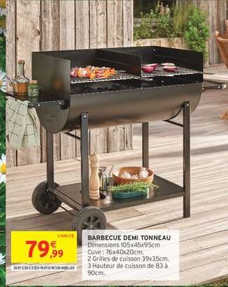 BARBECUE DEMI TONNEAU