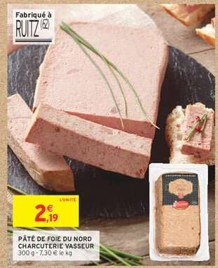 Pâté de Foie du Nord Charcuterie Vasseur