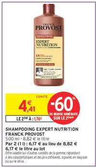 Shampooing Expert Nutrition Franck Provost