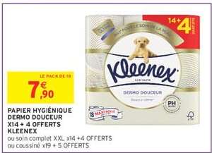 Kleenex Papier Hygiénique Dermo Douceur