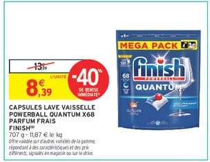 Capsules Lave Vaisselle Finish Quantum