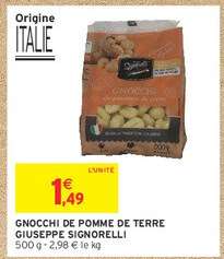 Gnocchi de pomme de terre Giuseppe Signorelli