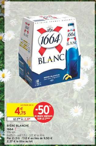 BIÈRE BLANCHE 1664