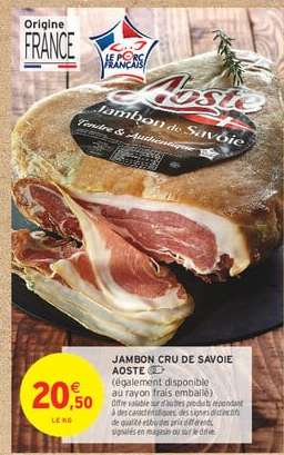 Jambon Cru de Savoie Aoste