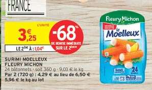 Surimi Moelleux Fleury Michon