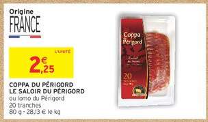 COPPA DU PÉRIGORD LE SALOIR DU PÉRIGORD