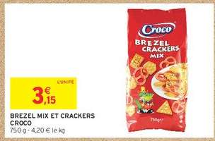 BREZEL MIX ET CRACKERS CROCO