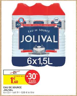 EAU DE SOURCE JOLIVAL