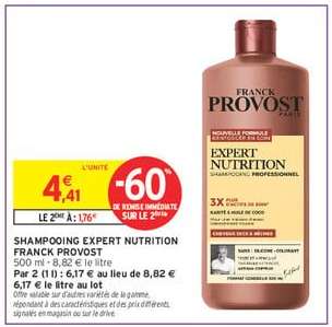 Shampooing Expert Nutrition Franck Provost