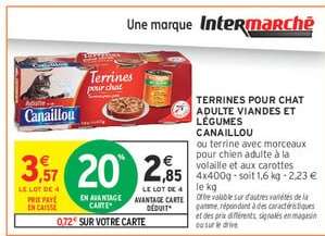TERRINES POUR CHAT ADULTE VIANDES ET LÉGUMES CANAILLOU