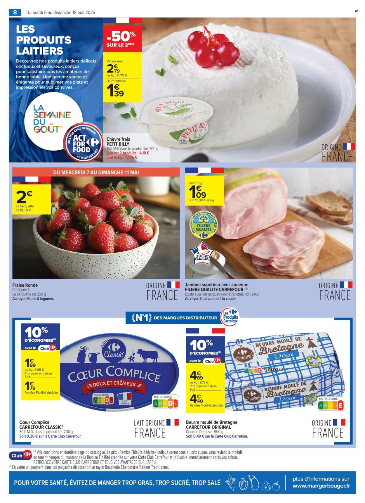 Catalogue Carrefour Contact - 06/05/2025 - 18/05/2025. Page 1