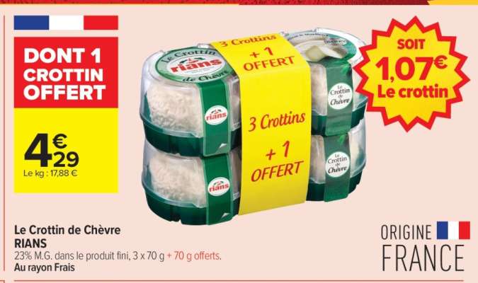 Le Crottin de Chèvre Rians