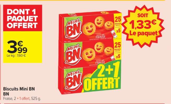 BISCUITS 'MINI BN'
