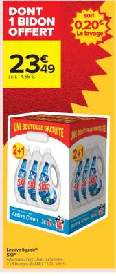 LESSIVE LIQUIDE "SKIP"