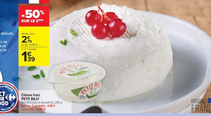 Chèvre frais PETIT BILLY