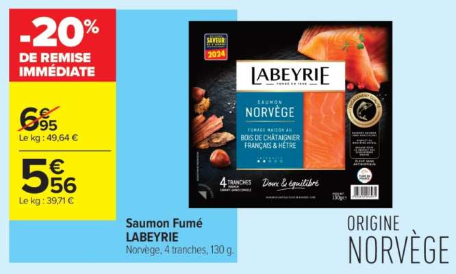 SAUMON FUMÉ LABEYRIE