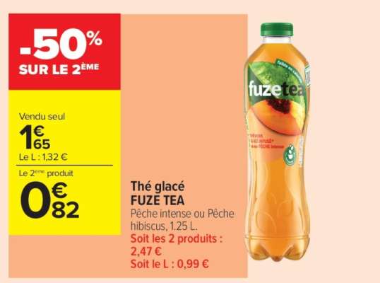 Thé glacé FUZE TEA