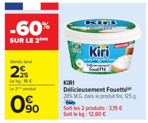 KIRI Délicieusement Fouetté