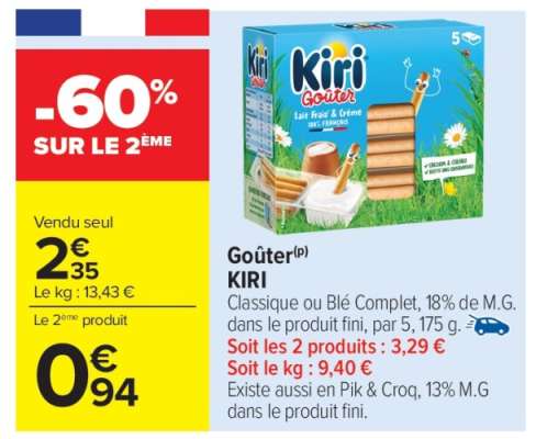 Goûter KIRI