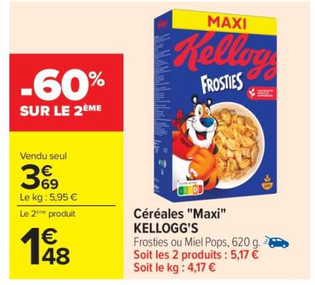 Céréales "Maxi" KELLOGG'S