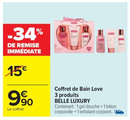 Coffret de Bain Love