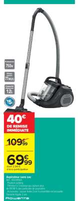 Aspirateur sans sac