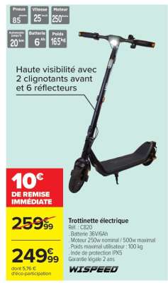 Trottinette électrique