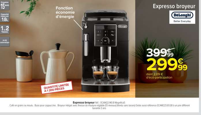 Expresso broyeur
