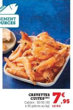 CREVETTES CUITES