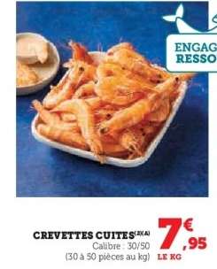 CREVETTES CUITES