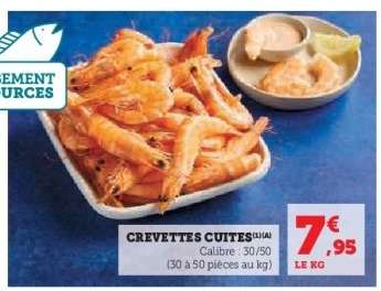 CREVETTES CUITES
