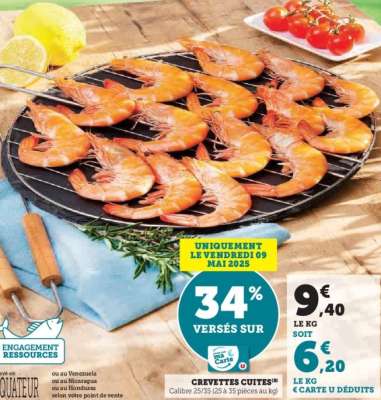 CREVETTES CUITES