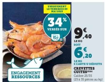 CREVETTES CUITES