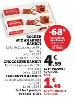 Rocher aux Amandes 'Kambly'
