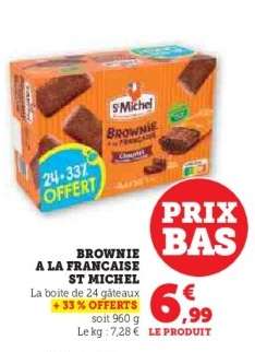 Brownie à la Française ST MICHEL