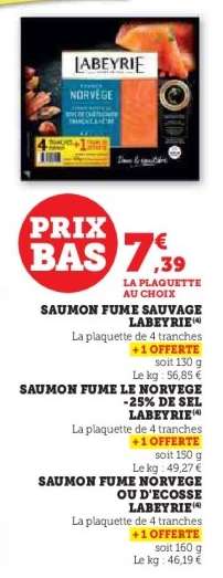 SAUMON FUME SAUVAGE LABEYRIE