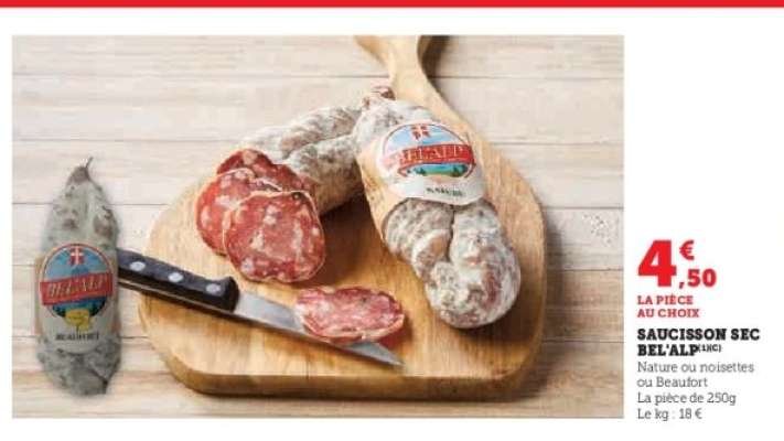 SAUCISSON SEC BEL'ALP