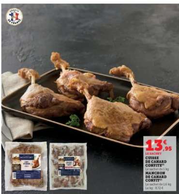 CUISSE DE CANARD CONFIT