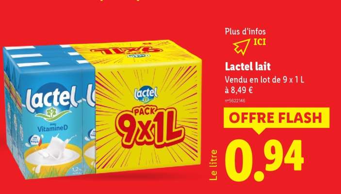 Lactel lait