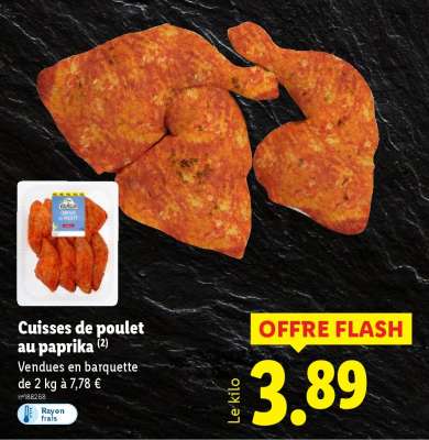 Cuisses de poulet au paprika
