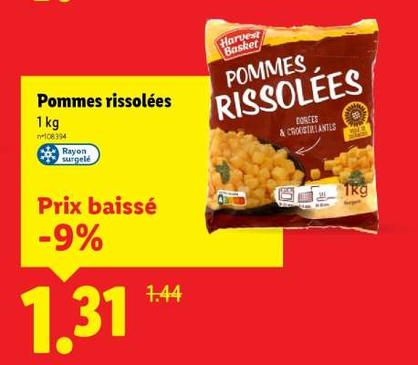 Pommes rissolées