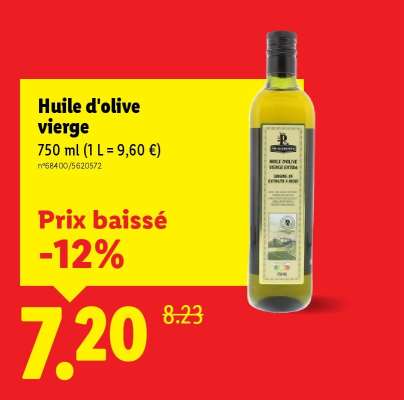 Huile d'olive vierge