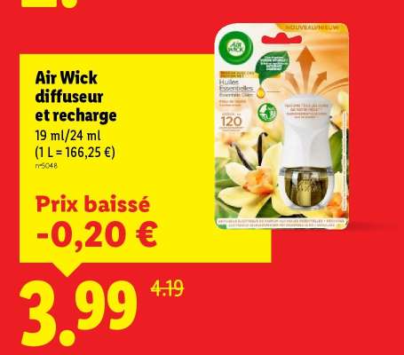 Air Wick diffuseur et recharge