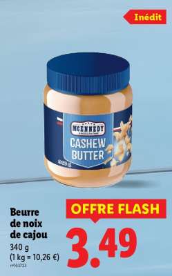 Beurre de noix de cajou