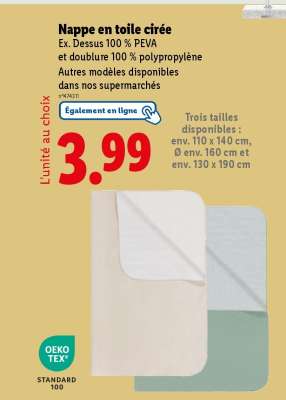 Nappe en toile cirée