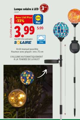 Lampe solaire à LED