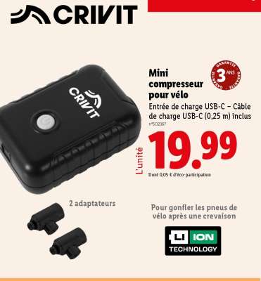 Mini compresseur pour vélo