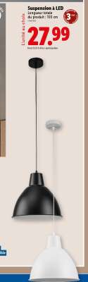 Suspension à LED